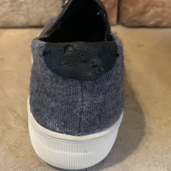 3-$30 STEVEN by Steve Madden size 6 grey slip ons with charms - Picture 5 of 9